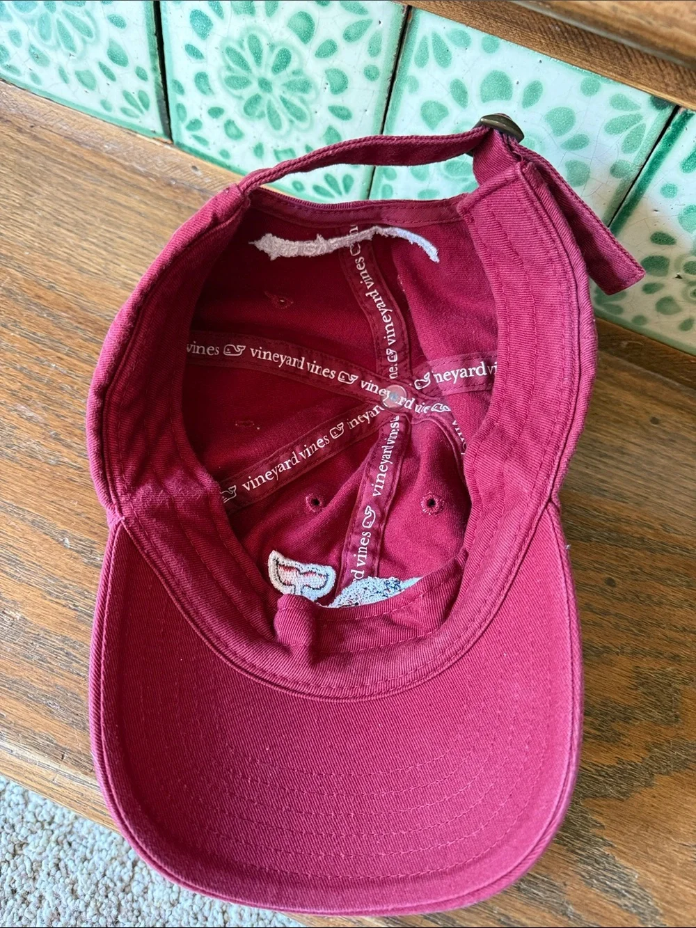 Vineyard Vines Football whale baseball hat